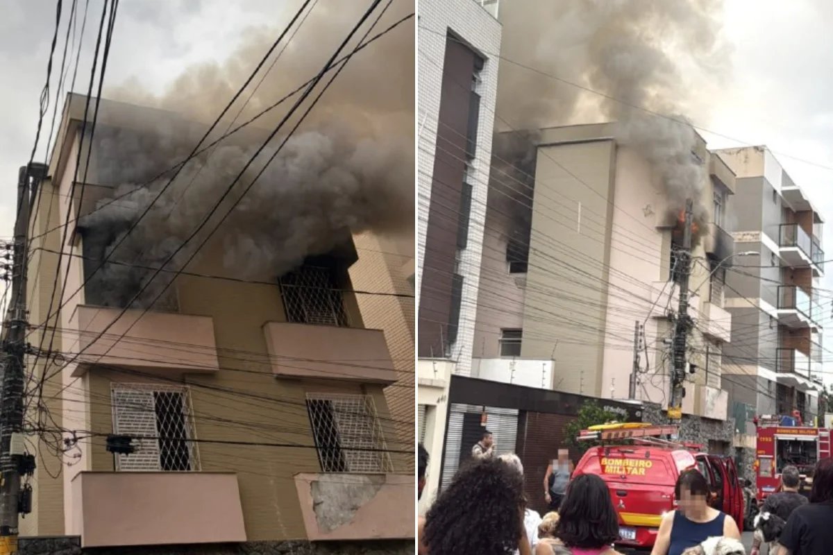 Incêndio em Prédio no Prado, Belo Horizonte, Deixa Feridos e Mobiliza Corpo de Bombeiros